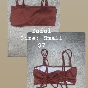Zaful bathing suit top.